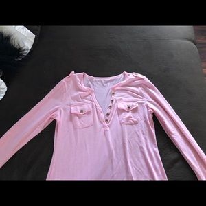 XL set 4 (Baby & Hot pink, Black & White) shirts